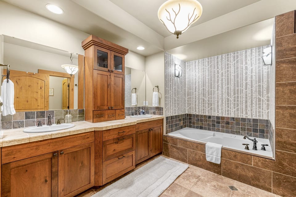 Master bathroom- upstairs