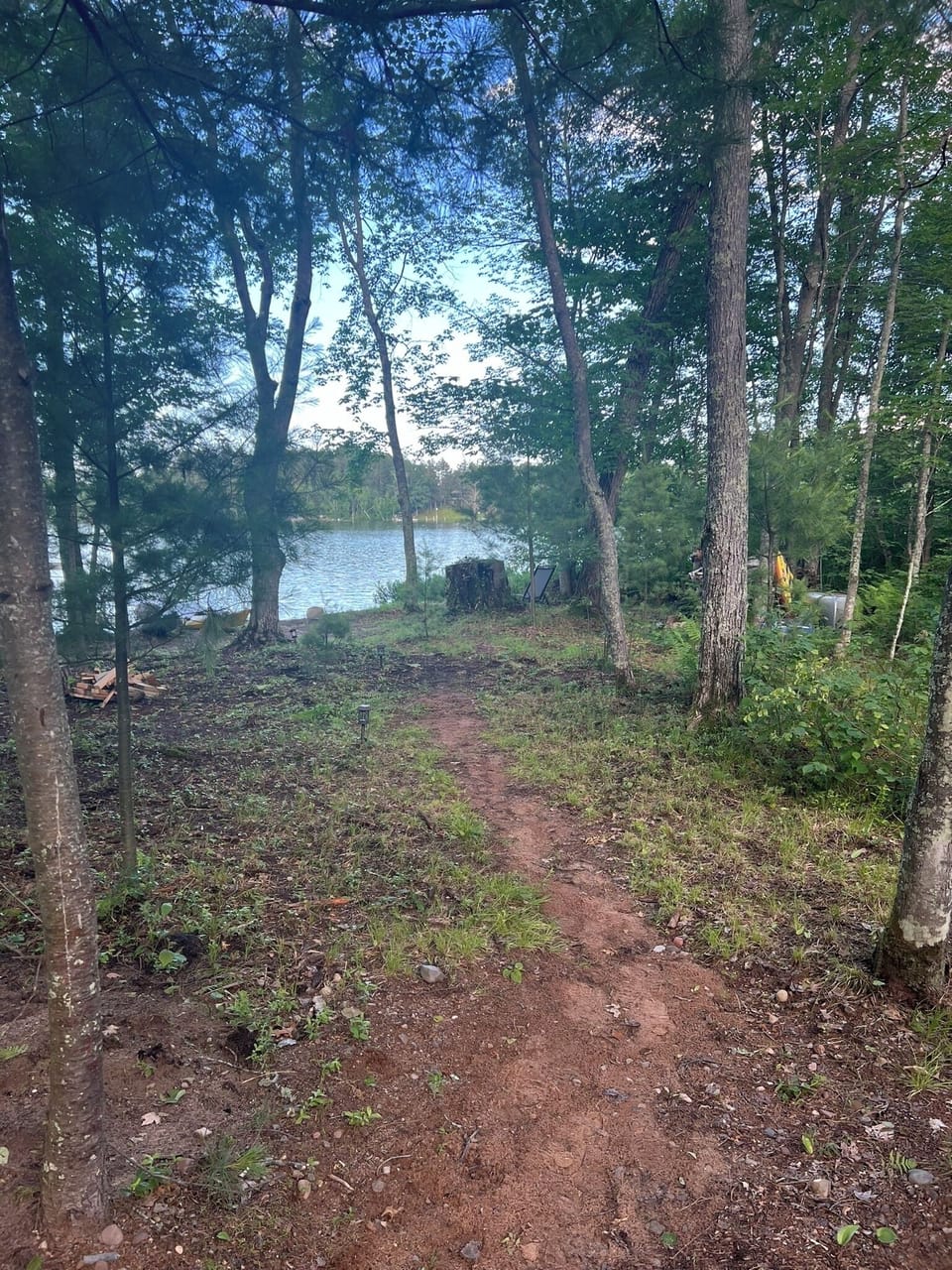 View of path to the lake