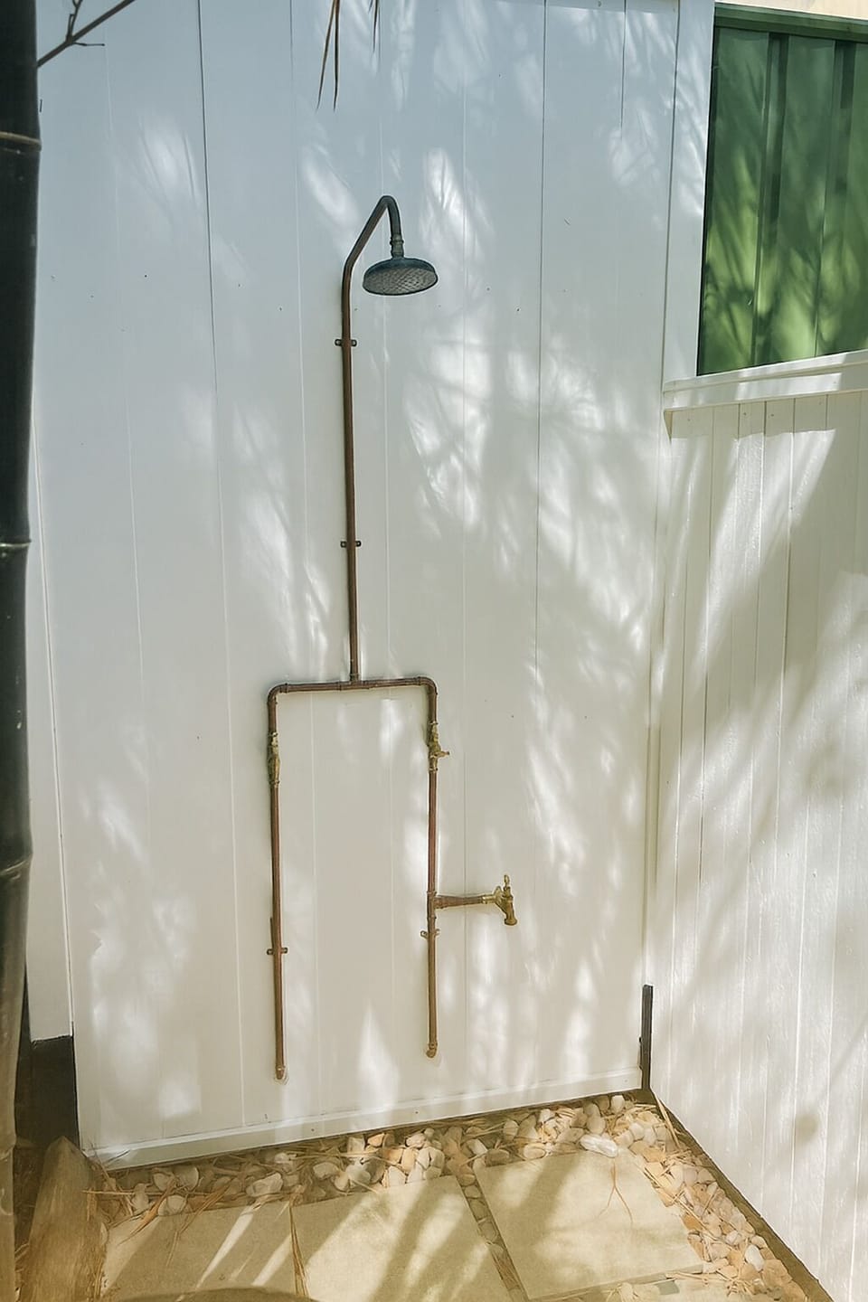 Refresh in style in our hot & cold outdoor shower - perfect after a surf. 