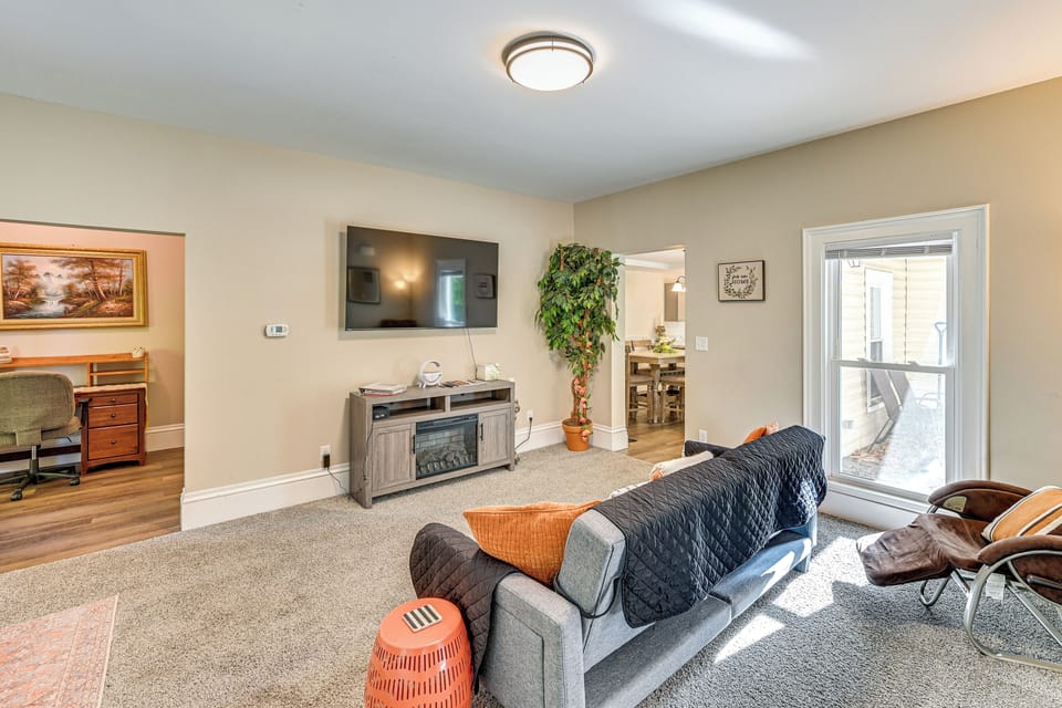 Mishawaka Vacation Rental | 3BR | 2BA | 1,762 Sq Ft | Step-Free Entry