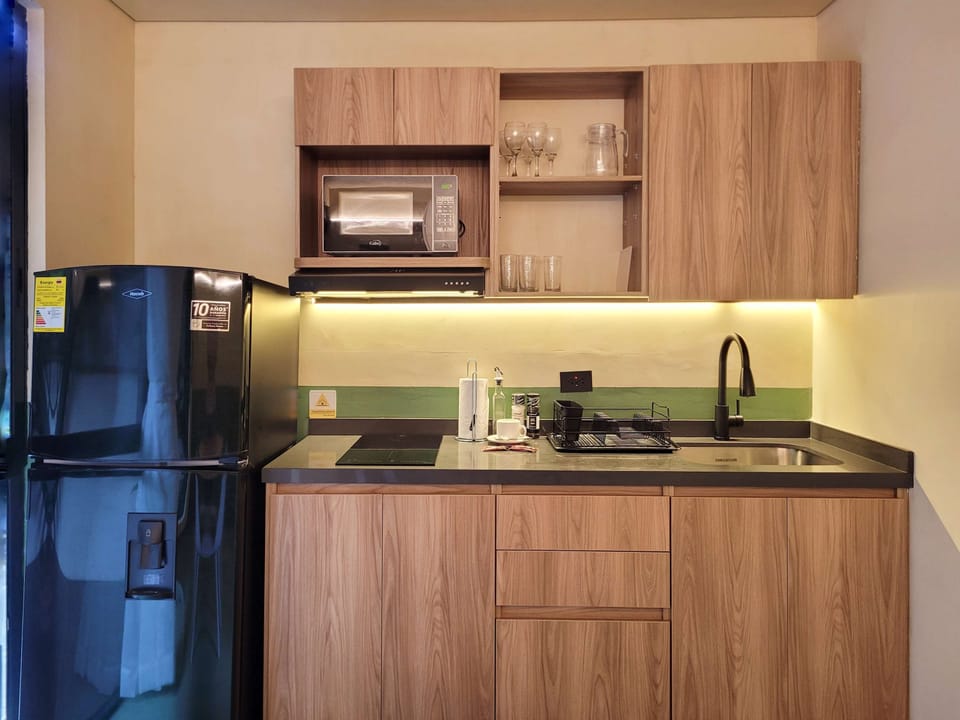 Equipped and practical kitchen
