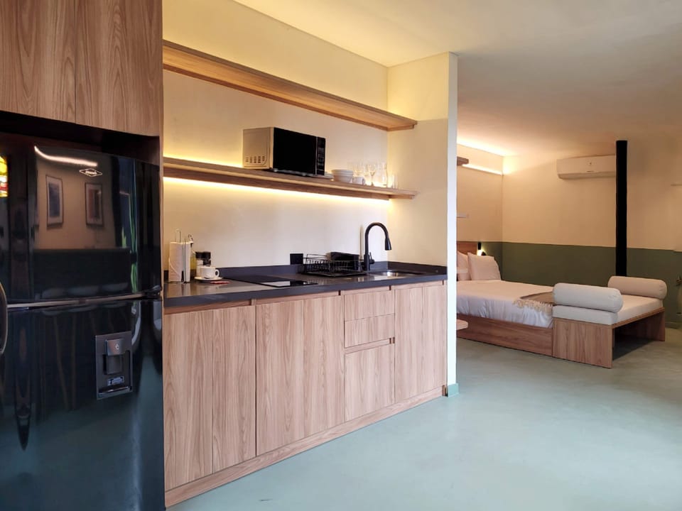 Equipped and practical kitchen