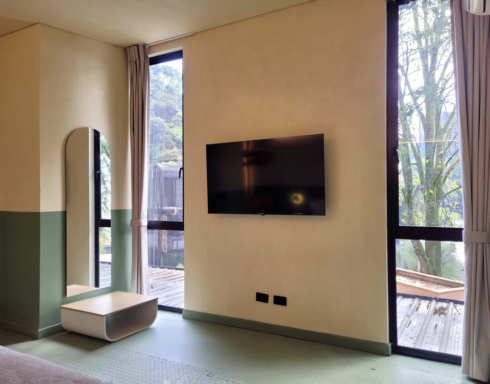 Cozy room with TV