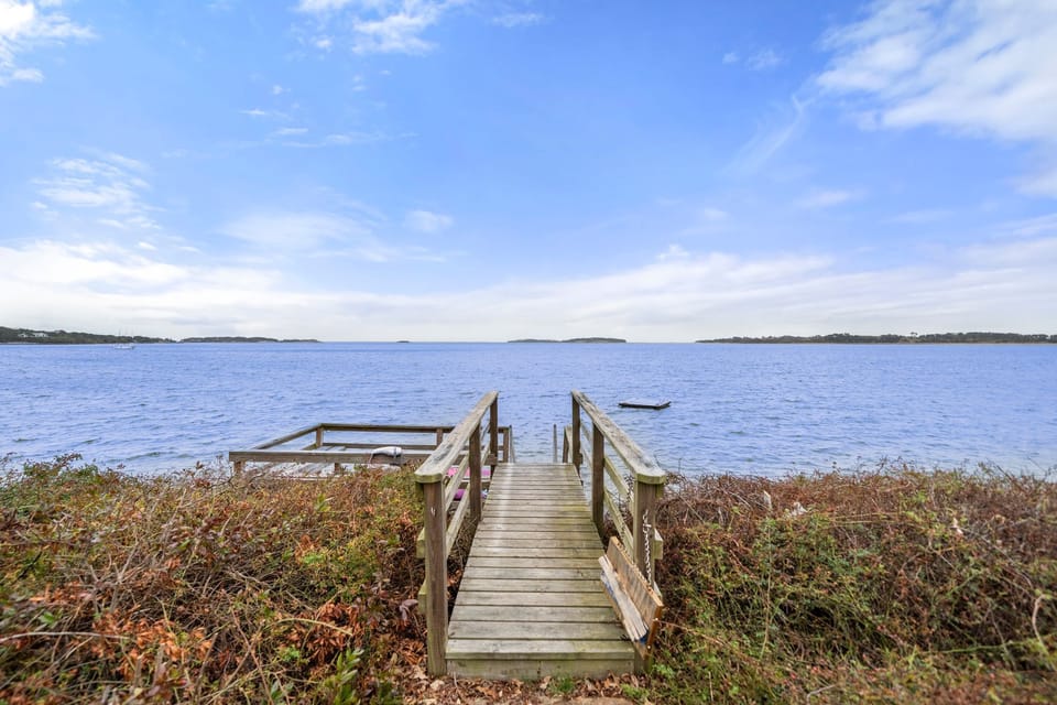 Private dock with beautiful sea view. 