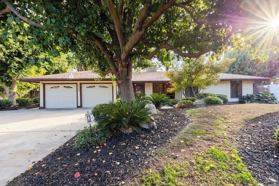 Front Yard. Gated property.