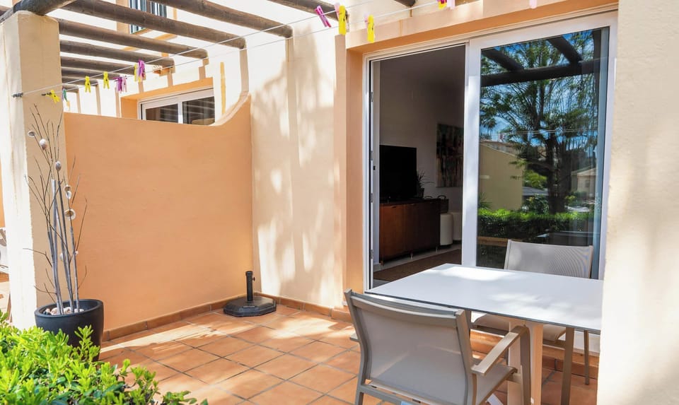 You will have your own patio private to your friends and family.