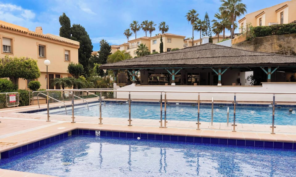 One of the community pools within the resort.