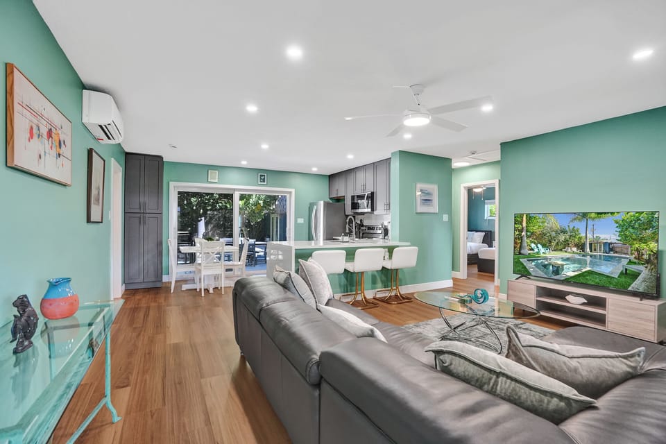 Relax and connect in our bright, open-concept living space!