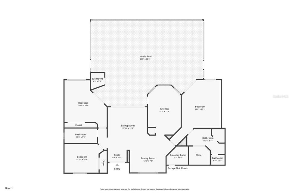 Simple layout of the home