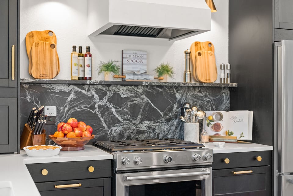 Gourmet kitchen with all the essentials plus more
