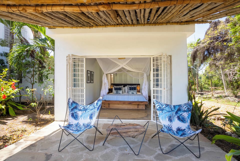 relax outside your bedroom - bedroom 2 double sea view room with shared bathroom