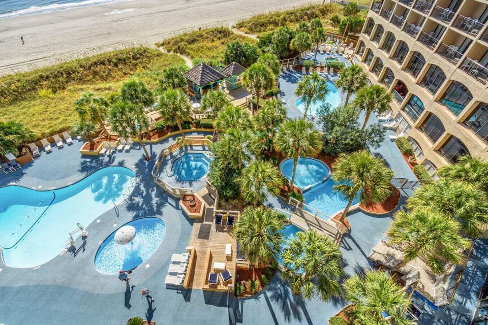 Oceanfront Balcony View from Beach Cove Resort 612