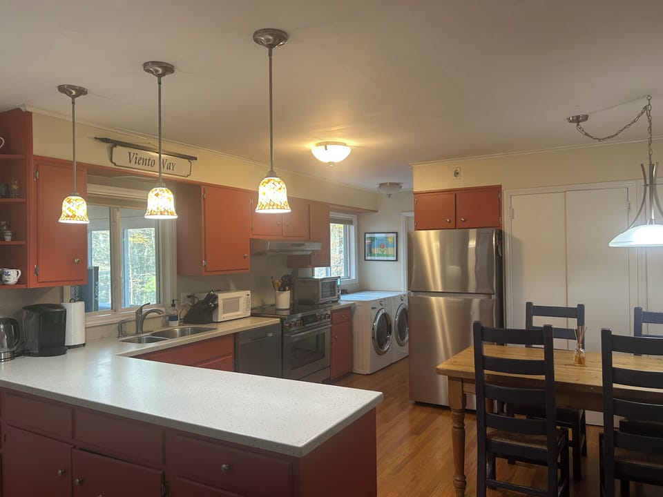 Eat in kitchen with laundry