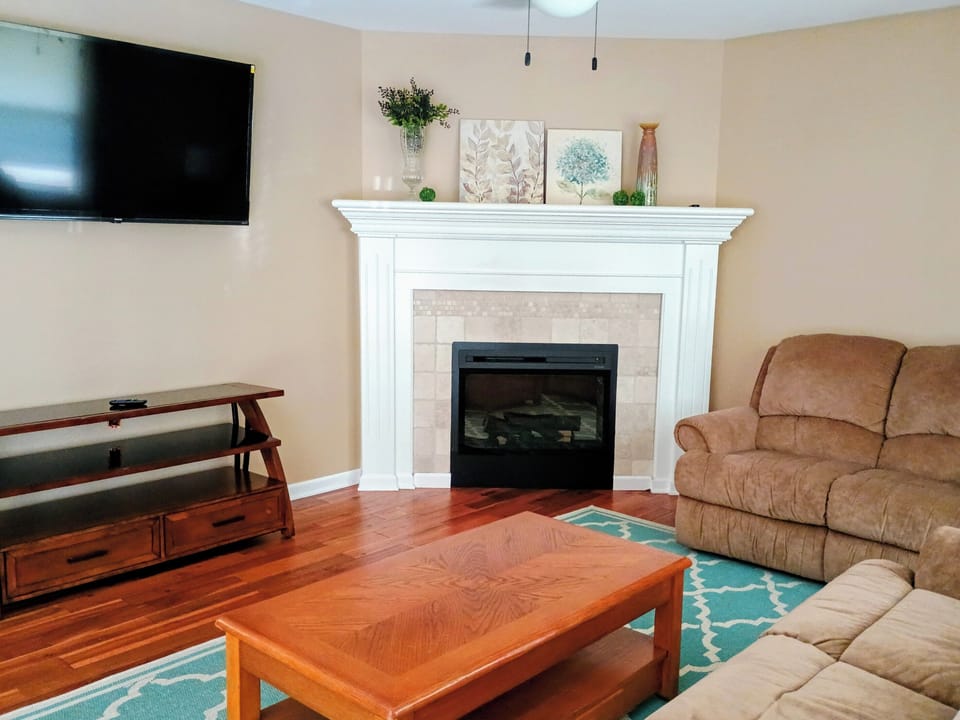 Electric Fireplace in Living Room