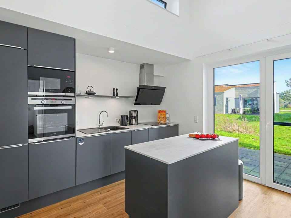 Kitchen, Kitchen Appliance, Countertop, Major Appliance, Cabinetry, Interior Design, Flooring, Home Appliance, Kitchen Stove, Furniture