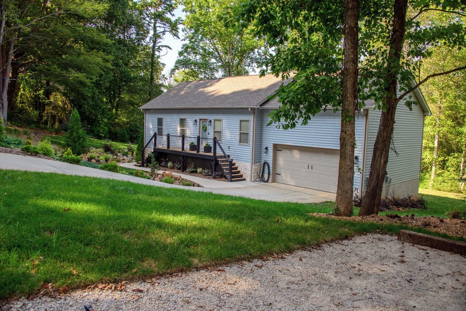 Front of Home from top of hill