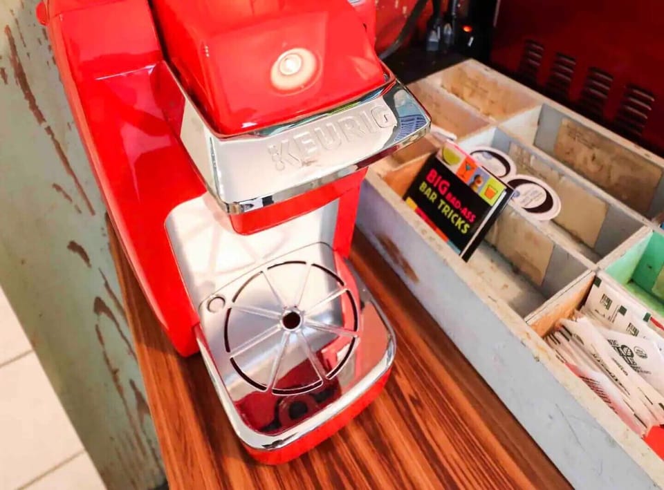 Coffee station for your morning java.