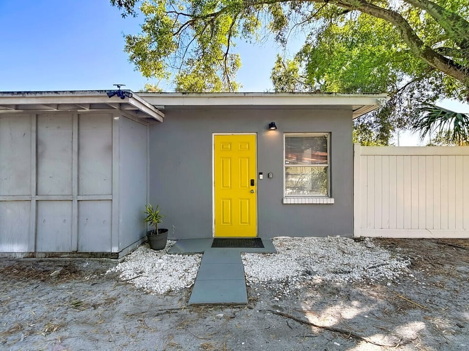Love the yellow door