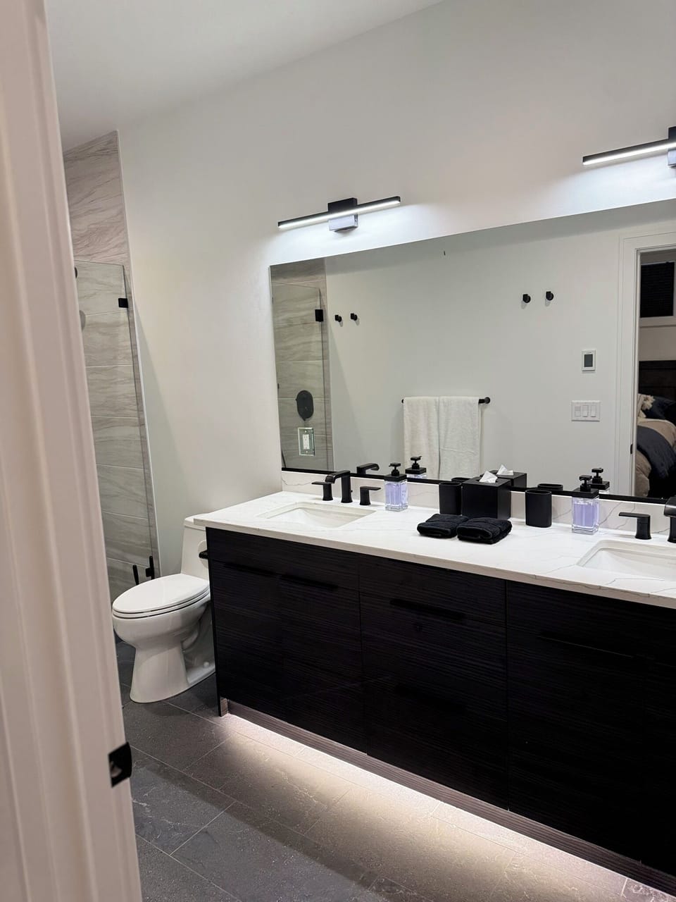Downstairs master bathroom