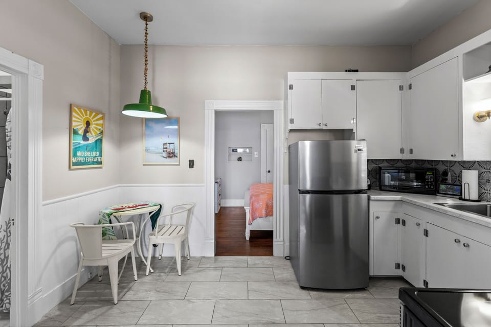 Kitchen and dining area