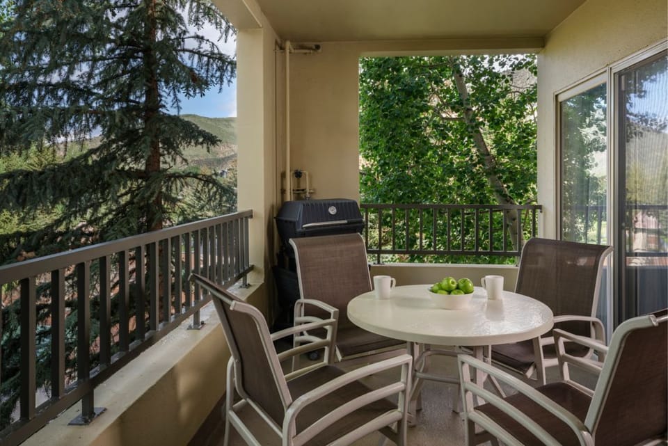 Balcony with grill