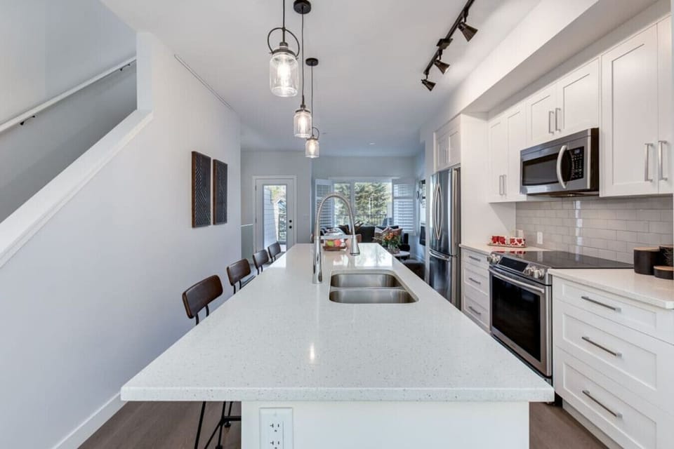 Kitchen is equip with everything you will need to create meals.