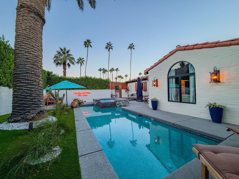 The private pool garden