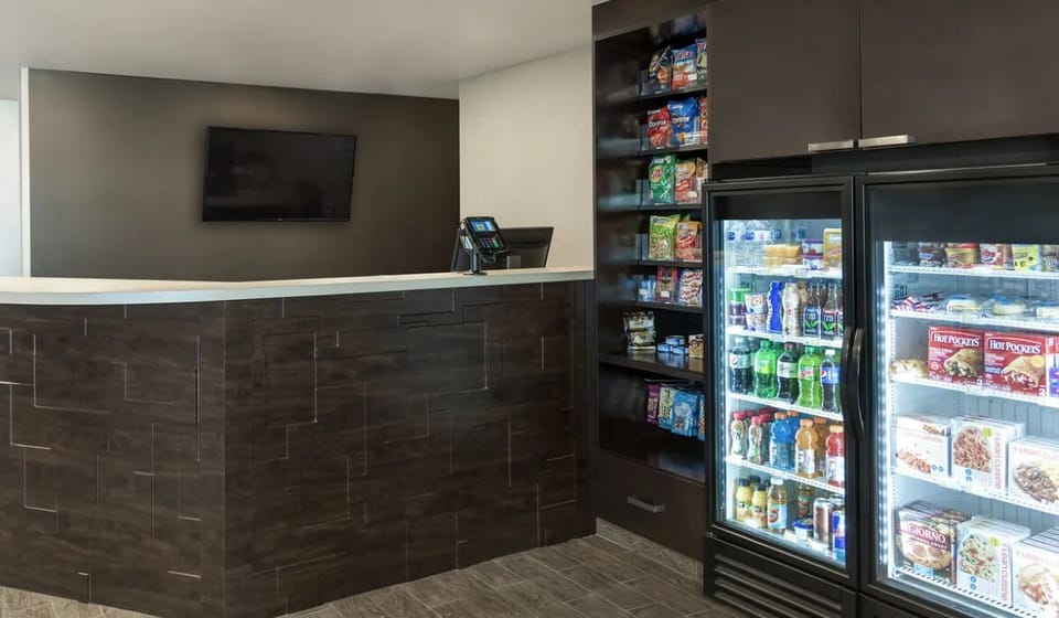 Check in smoothly, then stock up on essentials anytime.