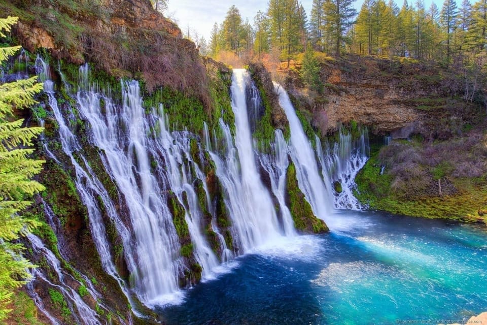 Chase cascading falls and cool mist in the surrounding area.