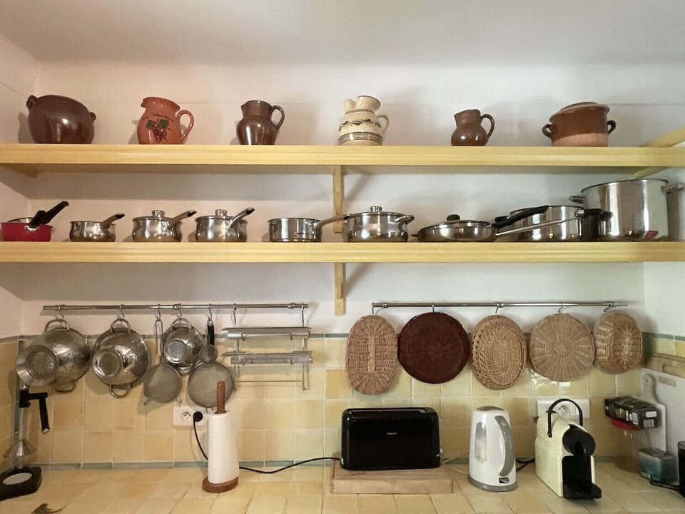 large traditional provencal kitchen