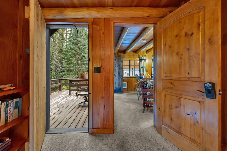 Open doorway to nature—enjoy fresh air and scenic views anytime.