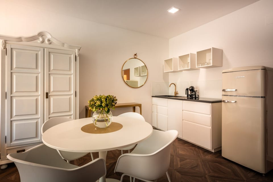 Dining space in the living area