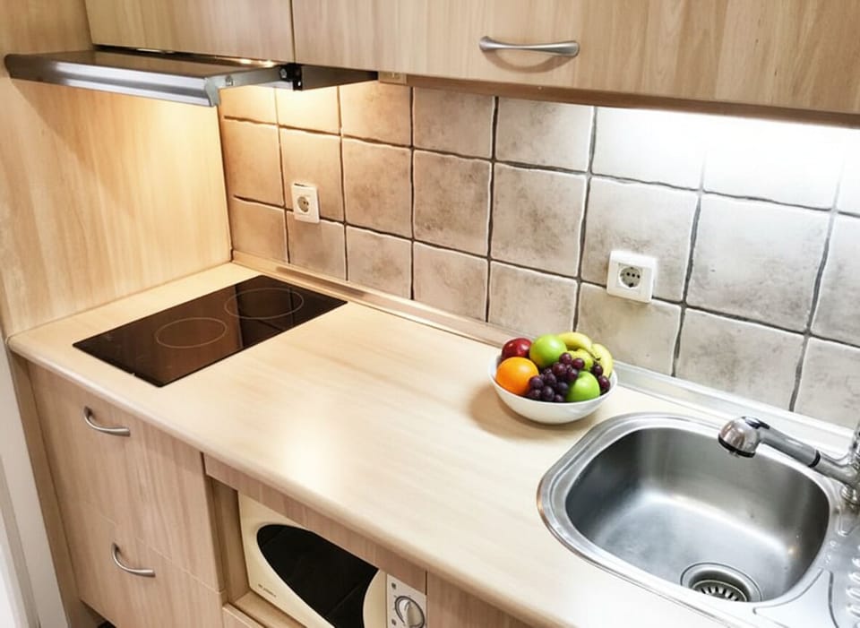 Cozy Kitchenette with Modern Fixtures
