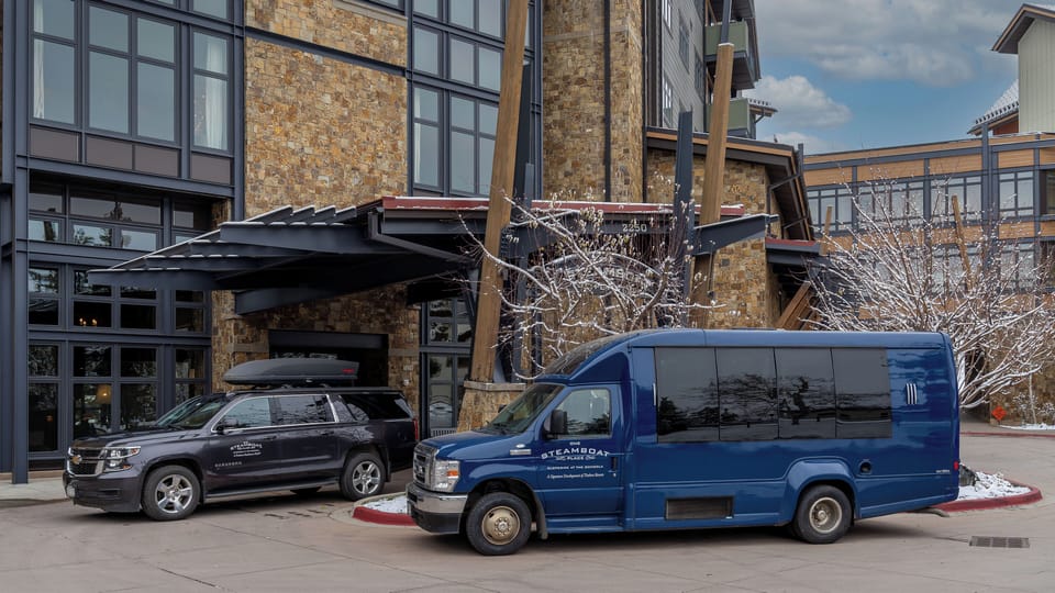 One Steamboat Place: Enjoy the on-call local shuttle