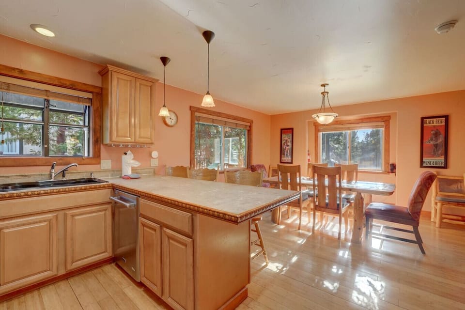 Fully stocked kitchen
