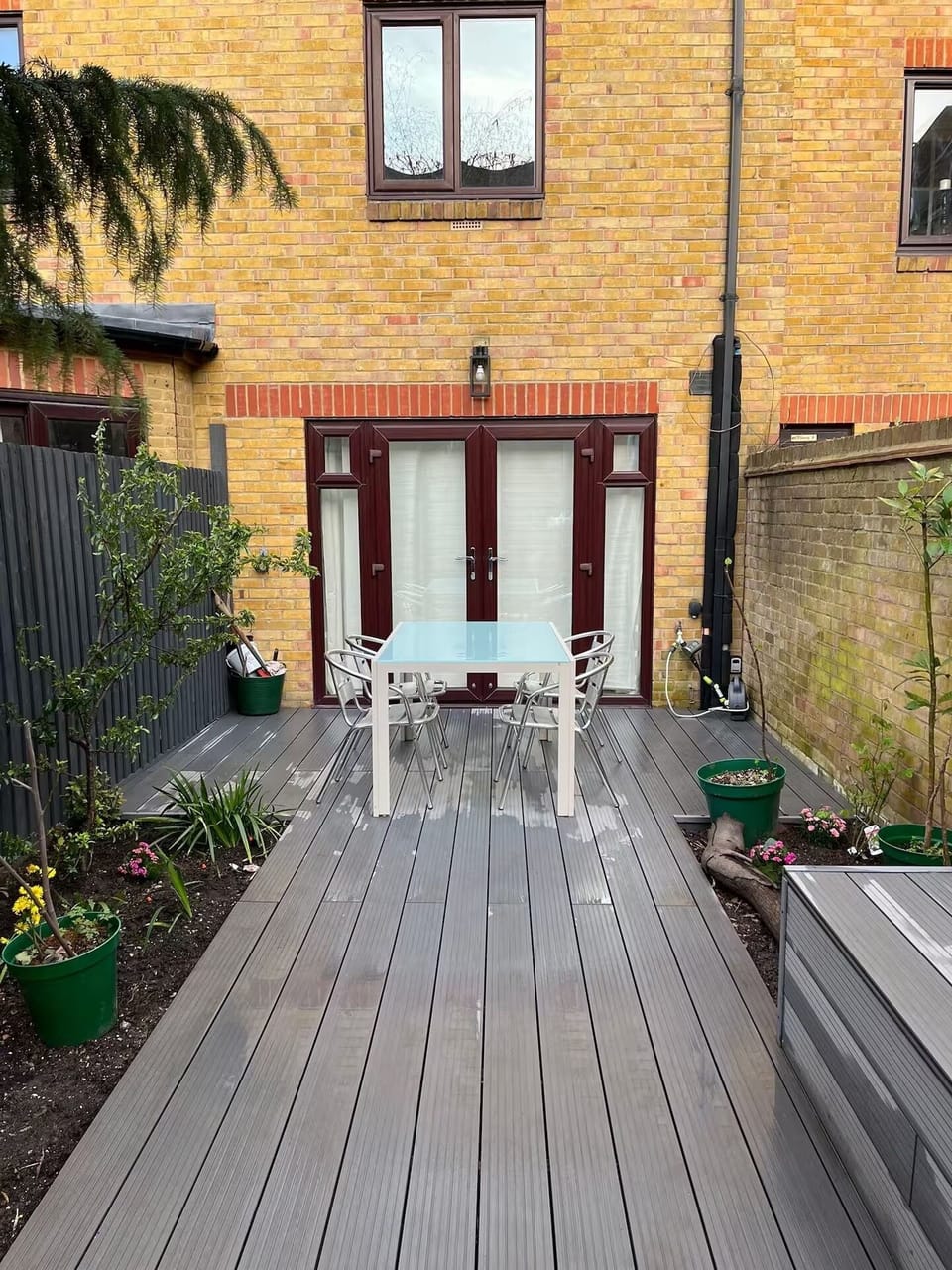 Relax in your private garden oasis - perfect for your coffee and night drinks.