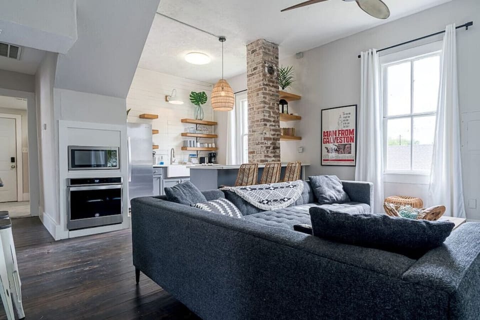 This is the main living room area of the home