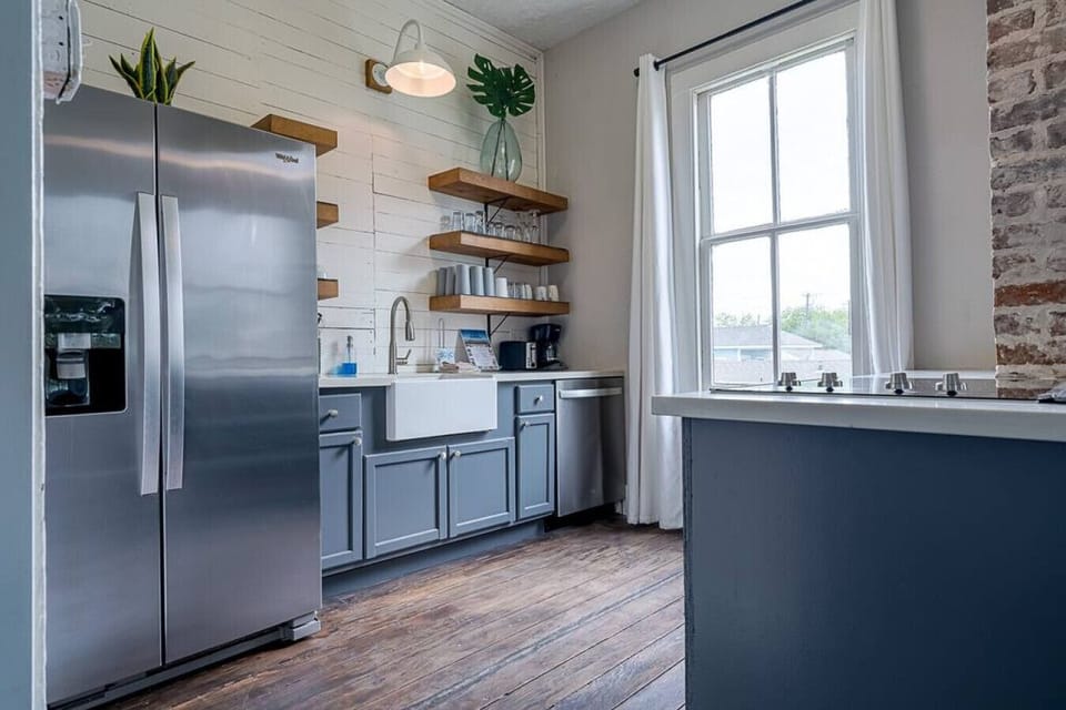 Whip up delicious meals in this charming kitchen
