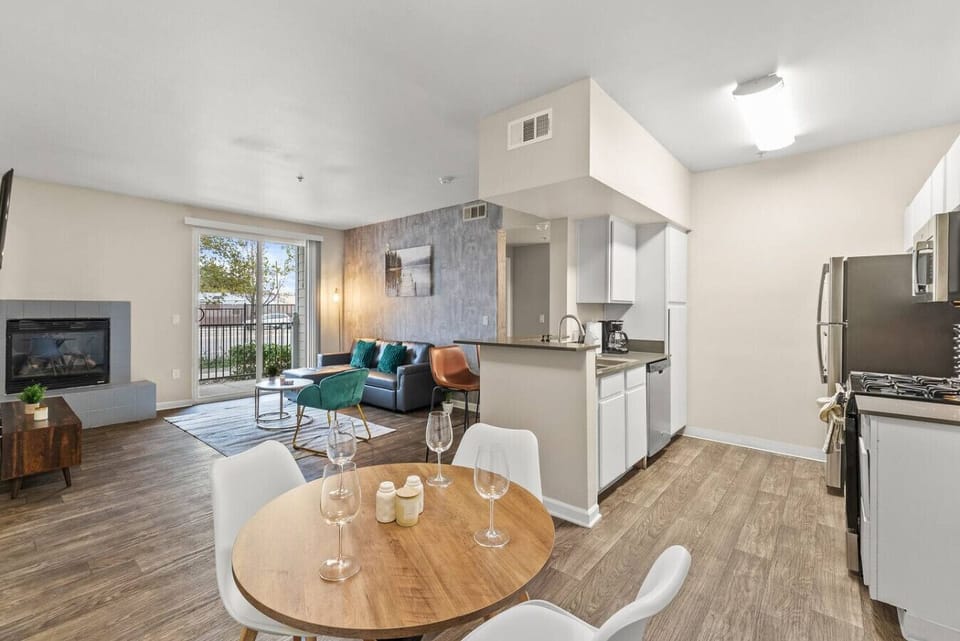 Open living and dining area offering comfort, style, and gathering space.