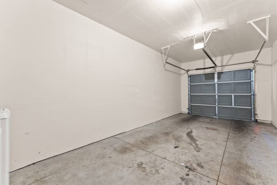 Private garage available for secure parking and gear storage.