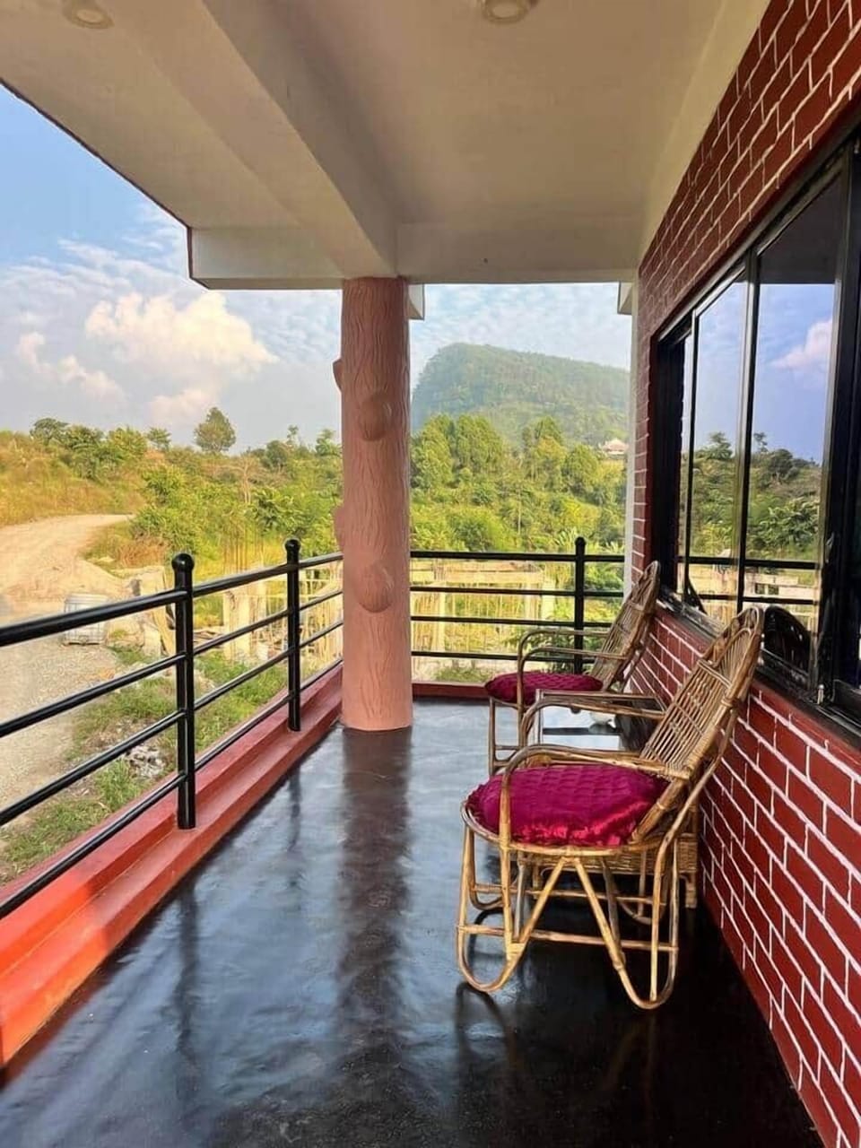 View from our property balcony 