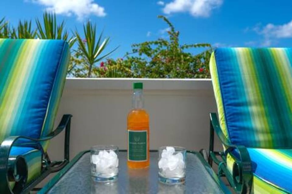 Unwind by the pool on one of the luxurious sun loungers.