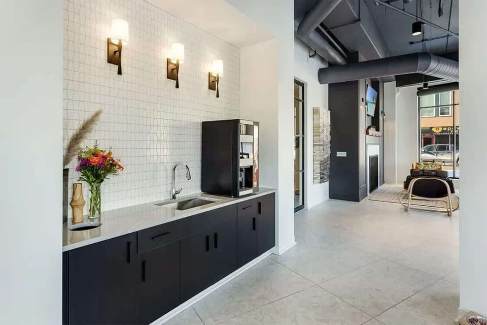 Stylish secured entry with contemporary design, adding an upscale touch from the moment you arrive.