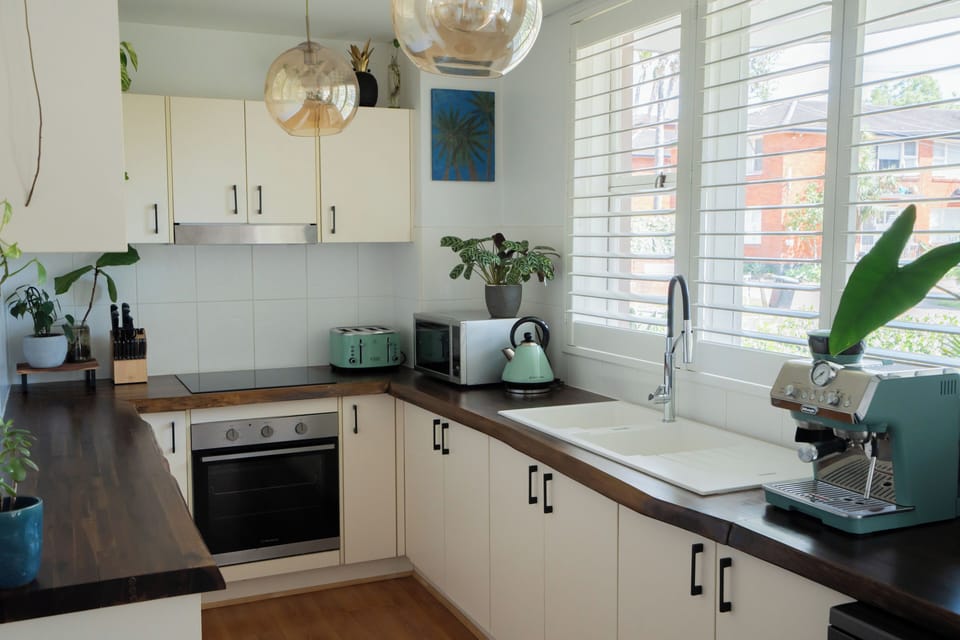 Fully equipped kitchen with everything you need