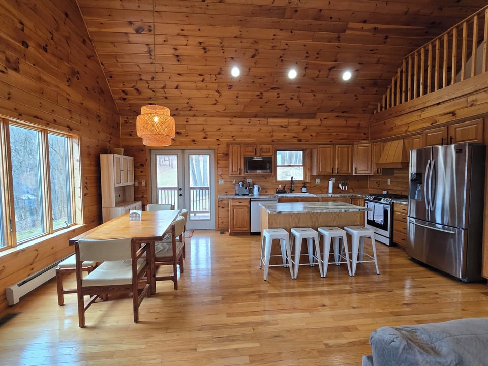 Dining and kitchen