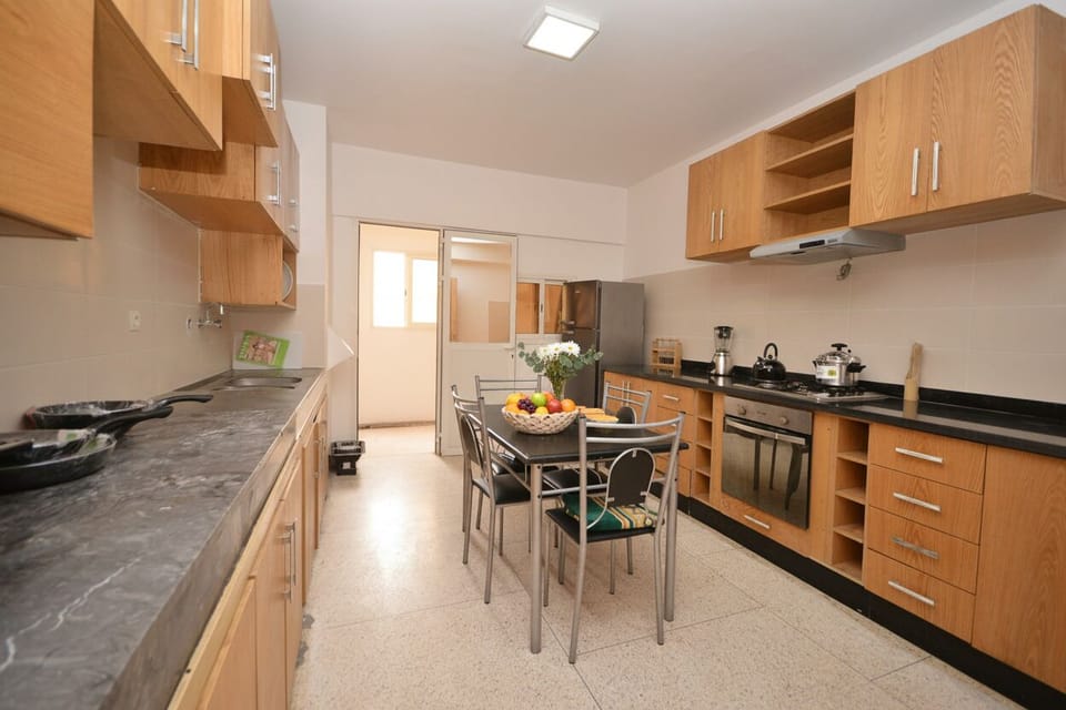 Contemporary Kitchen with Dining Area