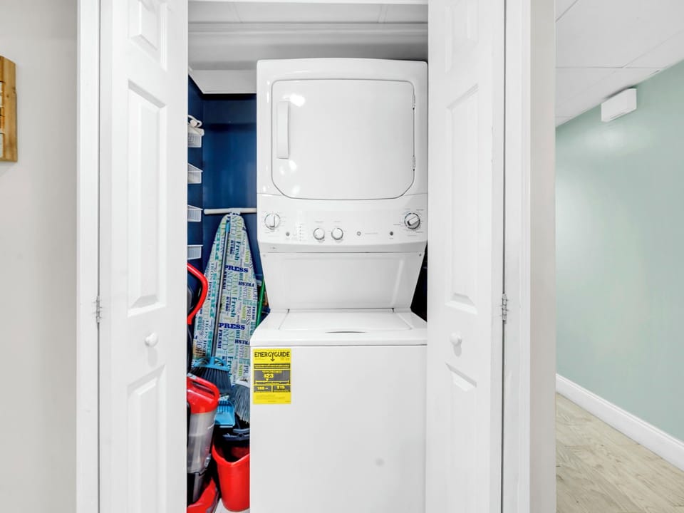 Washer and dryer