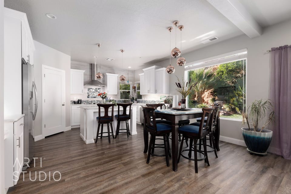 Well appointed kitchen with a great layout for family gatherings