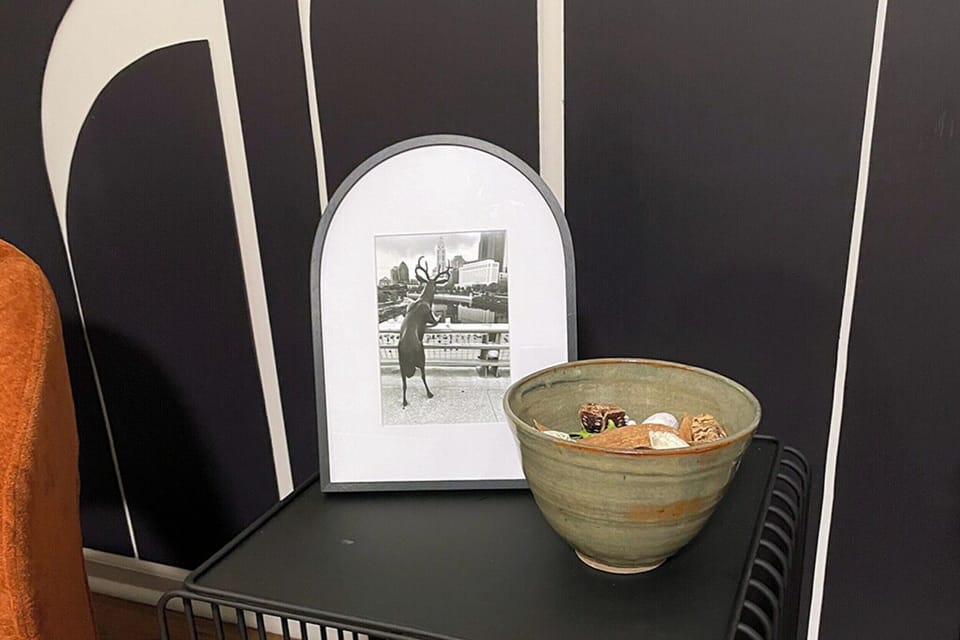 Thoughtful decor details that create a warm, curated atmosphere.