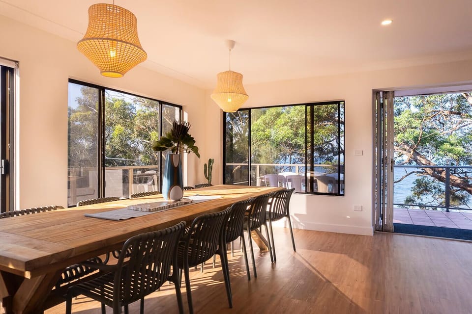 First floor dining- water views all around